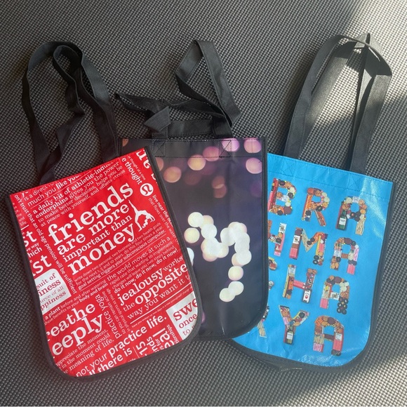 lululemon athletica Handbags - Lululemon Reusable Shopping Tote Lot (3)